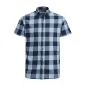 JACK & JONES Gingham Twill Skjorte - Faded Denim