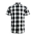 JACK & JONES Gingham Twill Skjorte - Whisper White