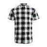 JACK & JONES Gingham Twill Skjorte - Whisper White