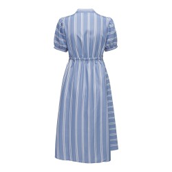 JDY Kate Kortærmet Midi Kjole - Della Robbia Blue