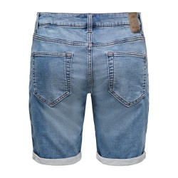 ONLY & SONS Ply Denim Shorts - Blue Denim