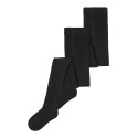 NAME IT Kids 2-pak Rib Strømpebukser - Sort