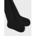 NAME IT Kids 2-pak Rib Strømpebukser - Sort