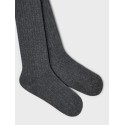 NAME IT Kids 2-pak Rib Strømpebukser - Dark Grey Melange