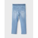 NAME IT Mini Salli Slim Sweat Jeans - Light Blue Denim