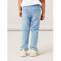 NAME IT Mini Salli Slim Sweat Jeans - Light Blue Denim