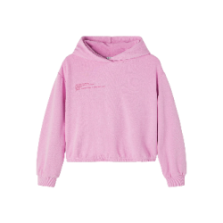 NAME IT KIDS pige - Mone sunshine mind hoodie- Orchid