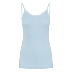 FRANSA Hizamond Strop Top - Sky Blue