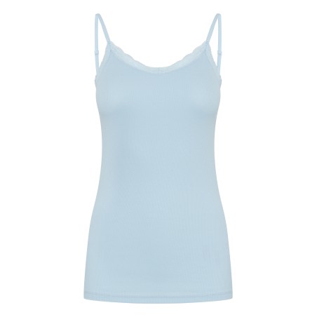FRANSA Hizamond Strop Top - Sky Blue