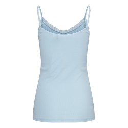 FRANSA Hizamond Strop Top - Sky Blue