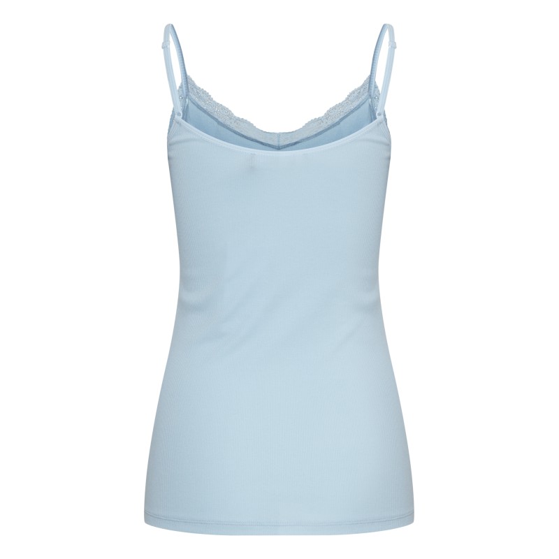 FRANSA Hizamond Strop Top - Sky Blue