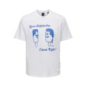 ONLY & SONS Onsaugust Reg Kortærmet Tee - Bright Hvid