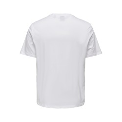 ONLY & SONS Onsaugust Reg Kortærmet Tee - Bright Hvid