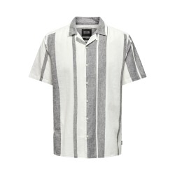 ONLY & SONS Caiden Hør Skjorte - Cloud Dancer