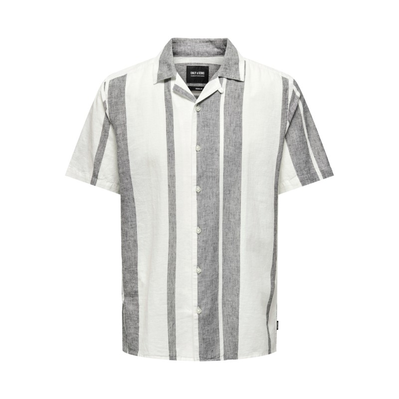 ONLY & SONS Caiden Hør Skjorte - Cloud Dancer