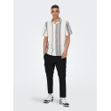 ONLY & SONS Caiden Hør Skjorte - Cloud Dancer