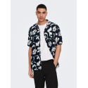 ONLY & SONS Dash Resort Skjorte - Dark Navy