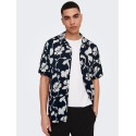 ONLY & SONS Dash Resort Skjorte - Dark Navy
