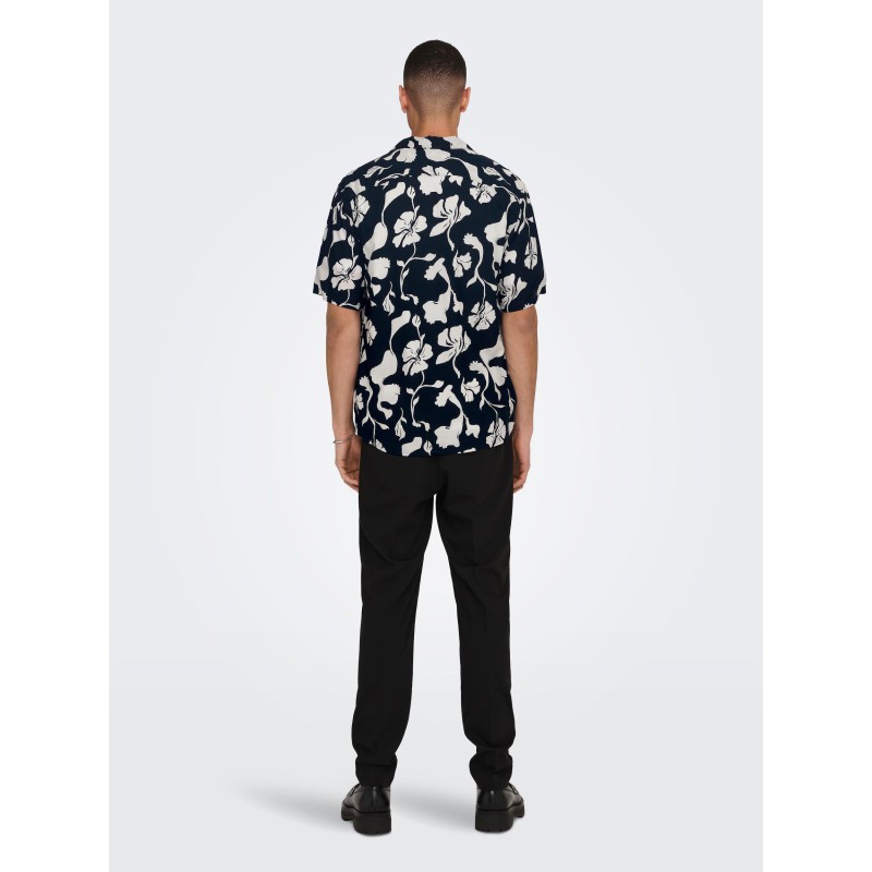 ONLY & SONS Dash Resort Skjorte - Dark Navy