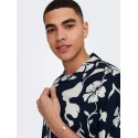 ONLY & SONS Dash Resort Skjorte - Dark Navy