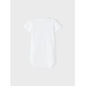 NAME IT Jindy Kortærmet Body Box - Bright Hvid