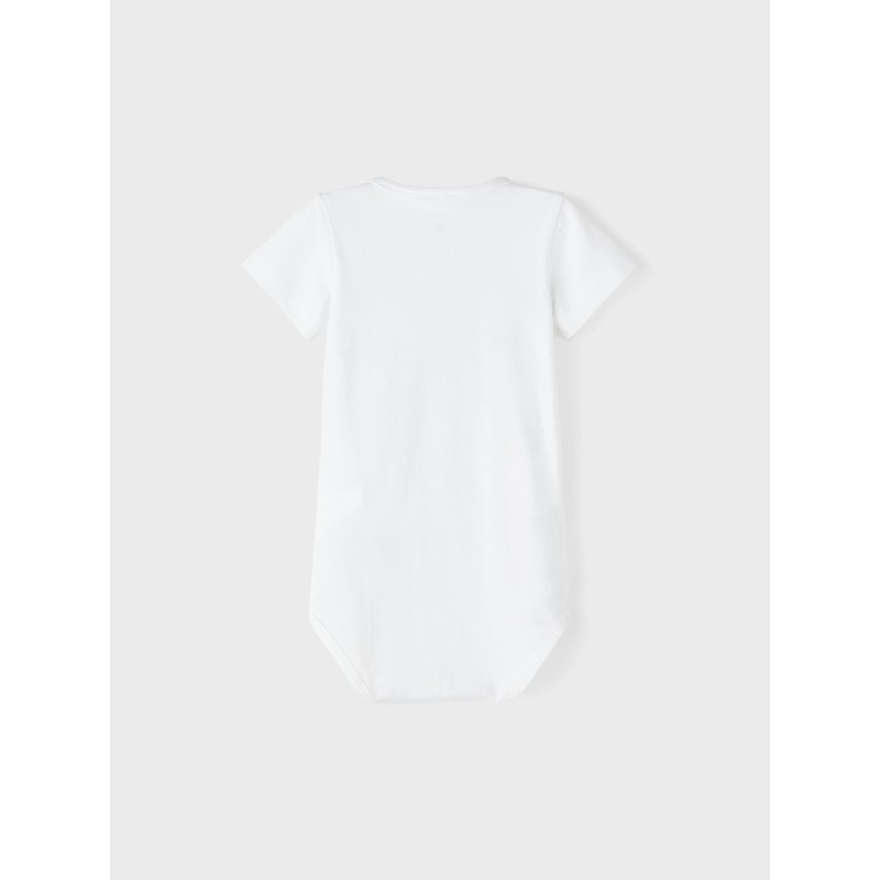 NAME IT Jindy Kortærmet Body Box - Bright Hvid