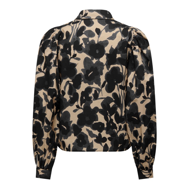 ONLY Jada Langærmet Volume Shirt Ptm - Irish Cream