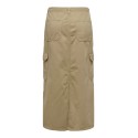 ONLY Malfy Lang Cargo Skirt Pnt - Weathered Teak
