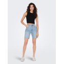 JDY Cirkeline Strik Crop Top - Sort