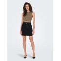 JDY Cirkeline Strik Crop Top - Walnut