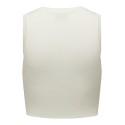 JDY Cirkeline Strik Crop Top - Cloud Dancer