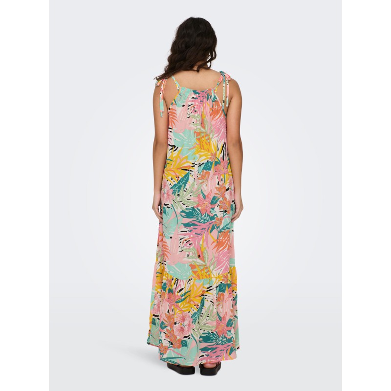 JDY Clara Strap Maxi Kjole - Cloud Dancer