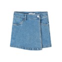 NAME IT Kids Laila Baggy Denim Shorts - Medium Blue Denim