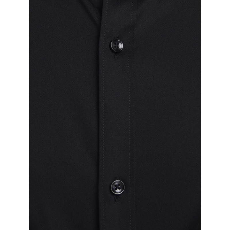 JACK & JONES Langærmet Stretch Skjorte Super Slim - Sort
