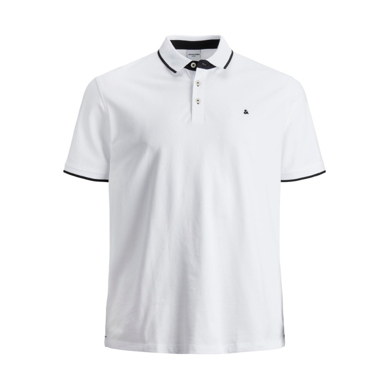 JACK & JONES Plus Paulos Polo Skjorte - Hvid