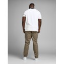 JACK & JONES Plus Paulos Polo Skjorte - Hvid
