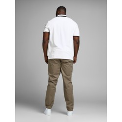 JACK & JONES Plus Paulos Polo Skjorte - Hvid