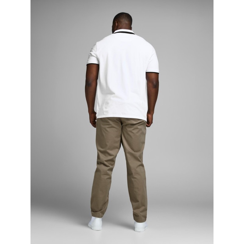 JACK & JONES Plus Paulos Polo Skjorte - Hvid