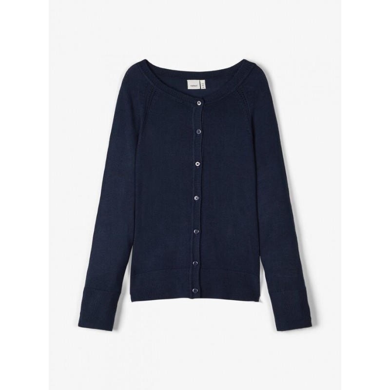 NAME IT Mini/Børn Vioni strik cadrigan - Navy