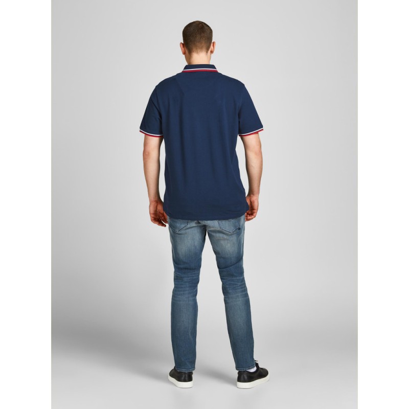 JACK & JONES Plus Paulos Polo Skjorte - Navy Blazer
