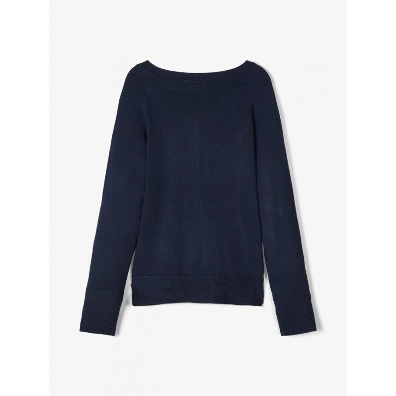 NAME IT Mini/Børn Vioni strik cadrigan - Navy