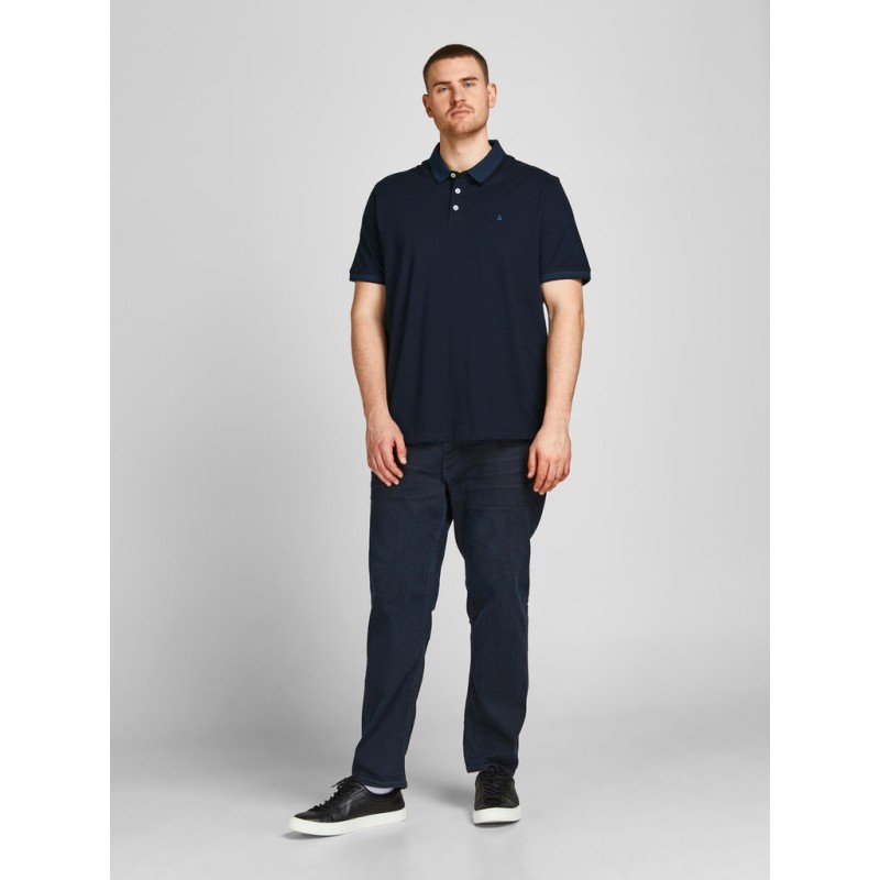 JACK & JONES Plus Paulos Polo Skjorte - Dark Navy