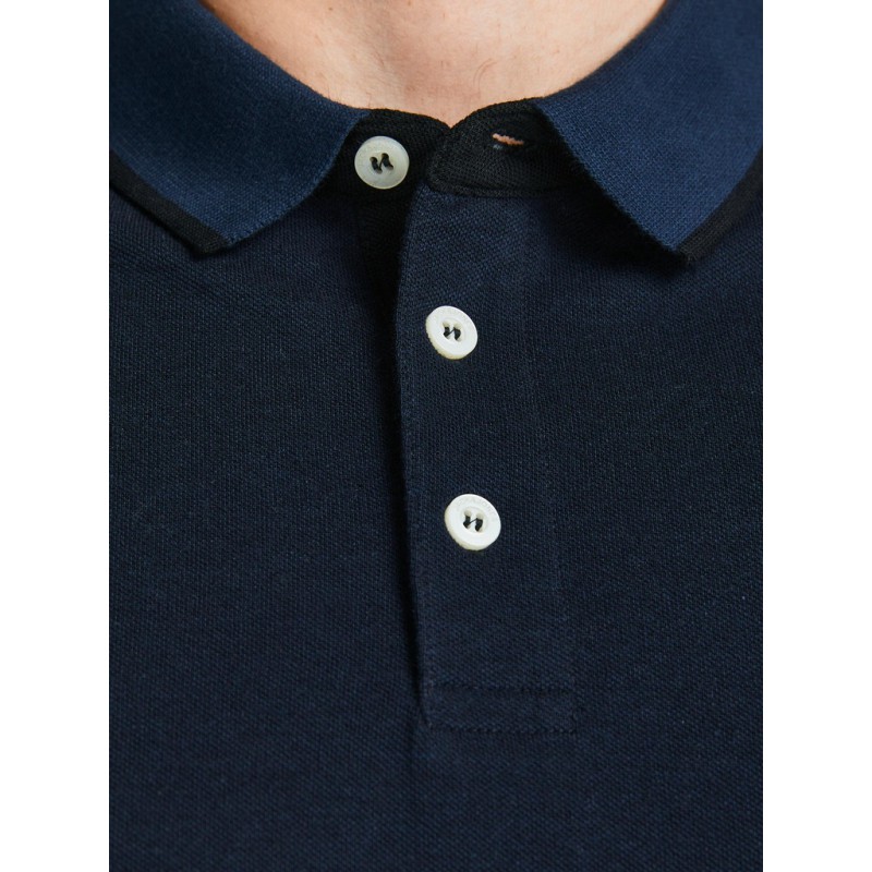 JACK & JONES Plus Paulos Polo Skjorte - Dark Navy