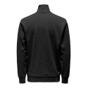 ONLY & SONS Onskodyl Reg 1/4 Zip Sweat - Sort