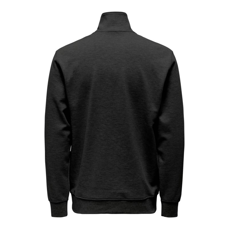 ONLY & SONS Onskodyl Reg 1/4 Zip Sweat - Sort
