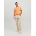 JACK & JONES Organic Basic T-shirt - Pumpkin