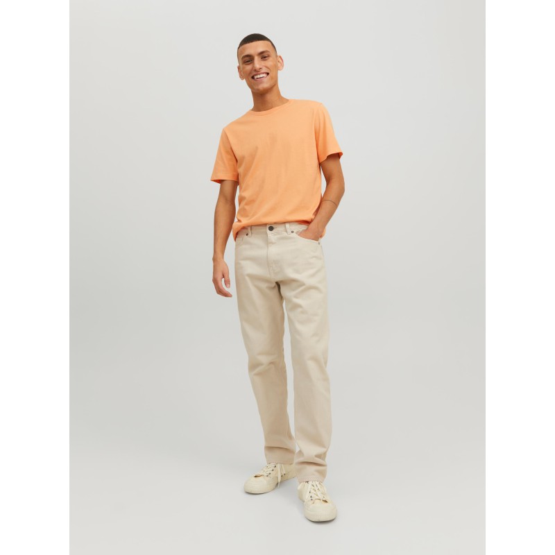 JACK & JONES Organic Basic T-shirt - Pumpkin