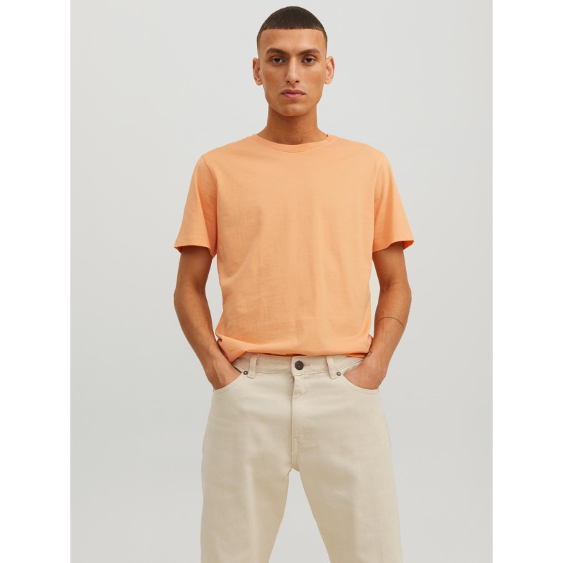 JACK & JONES Organic Basic T-shirt - Pumpkin