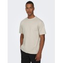 ONLY & SONS Fred T-shirt - Silver Lining