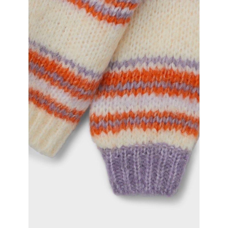 NAME IT Lahelle Langærmet Knit - Buttercream